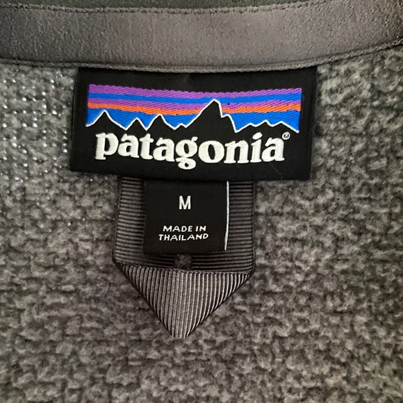 Patagonia Heathered Gray Quarter Zip Fleece Pullover | Men’s M - Picture 6 of 8